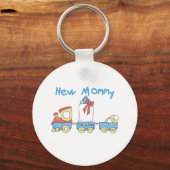 Train New mammie of Boy tshirts and Gifts Sleutelhanger (Voorkant)