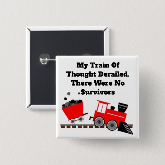Train of Thought Button (Voorkant /achterkant)