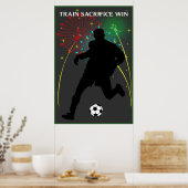 Train Offe Win Soccer Poster (Keuken)
