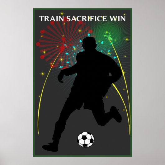 Train Offe Win Soccer Poster (Voorkant)