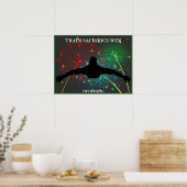 Train offe Win Swimming Poster (Keuken)