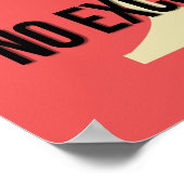 Train om de rode sport motivatie te winnen poster (Hoek)