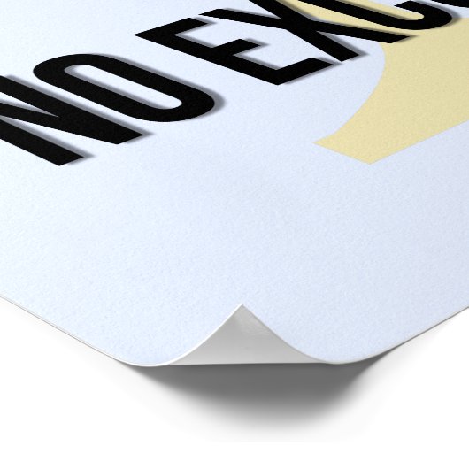 Train om sport motivatie te winnen poster (Hoek)