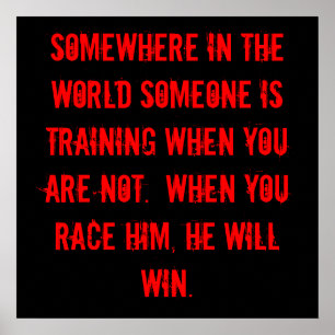 Train om te winnen! poster