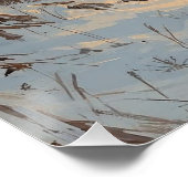 Train on a Snowy Day Poster (Hoek)