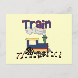 Train on Track Tshirts en cadeaus Briefkaart