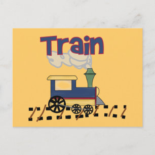 Train on Track Tshirts en cadeaus Briefkaart