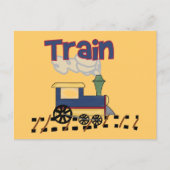 Train on Track Tshirts en cadeaus Briefkaart (Voorkant)