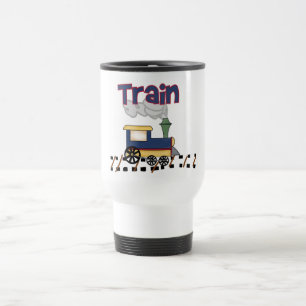 Train on Track Tshirts en cadeaus Reisbeker