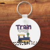 Train on Track Tshirts en cadeaus Sleutelhanger (Voorkant)