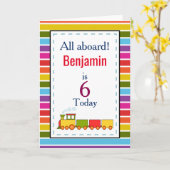 Train op maat van elke leeftijdscyclus kaart (Gele Bloem)