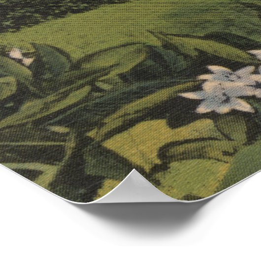 Train - Oranje speciaal bloesem Poster (Hoek)