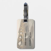 Train over James River Bagagelabel (Achterkant verticaal)