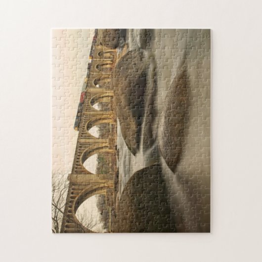 Train over James River Legpuzzel (Verticaal)