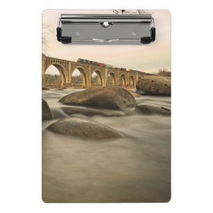 Train over James River Mini Klembord
