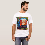 Train Painting - Gift for Train Enthusiasts T-shirt (Voorkant volledig)