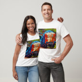 Train Painting - Gift for Train Enthusiasts T-shirt (Unisex)