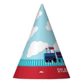 Train Party Petten - Kinder jongen Verjaardag Feesthoedjes (Links)
