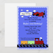 Train & Plane, 5 dagen per week, 7 dagen per jaar Kaart (Voorkant / Achterkant)