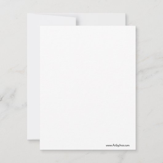 Train & Plane Flat Hartelijk dank, kaart 4x5 (Achterkant)