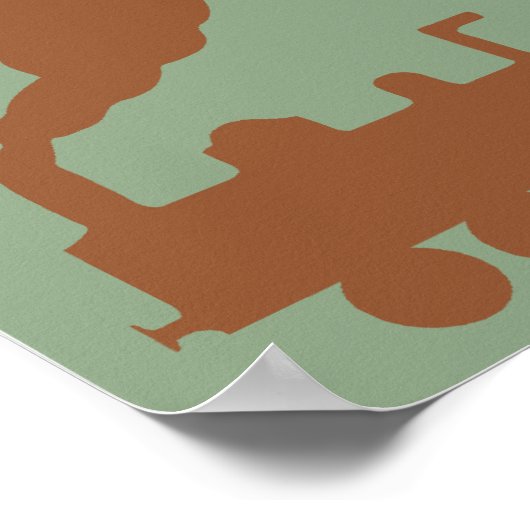 Train Pop Art Poster (Hoek)