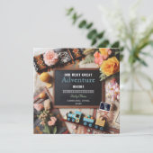 Train Pregnancy Announcement, Gender Neutral Aankondiging (Staand voorkant)