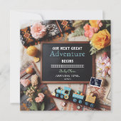 Train Pregnancy Announcement, Gender Neutral Aankondiging (Voorkant)