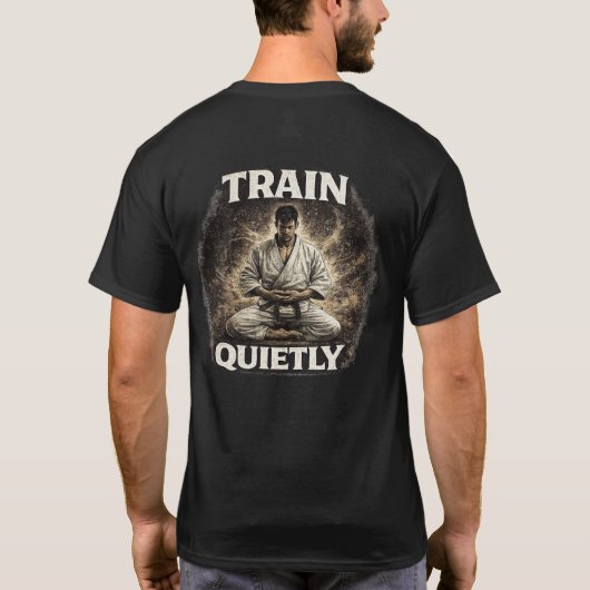 Train Quietly Karate T-shirt (Achterkant)