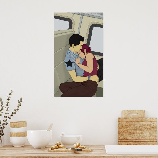 Train Ride Print (Keuken)