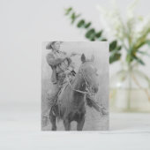 Train Robber zal "Dixon" Roberts Briefkaart (Staand voorkant)