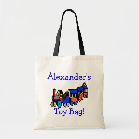 Train-Speelgoed-tas aanpassen Tote Bag (Voorkant)