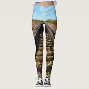 Train-spoor naar geluk leggings