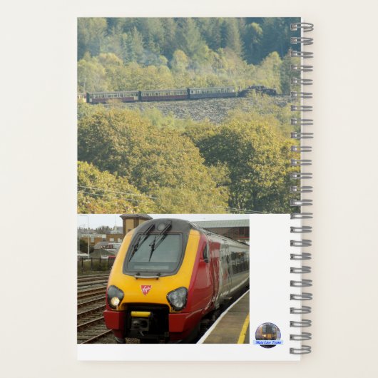 Train Spotter Spiral Notitieboek (Achterkant)