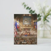 Train Station - Chicago II - Voor ons 1943 Briefkaart (Staand voorkant)