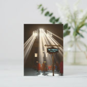 Train Station - Chicago - Laat er licht zijn 1943 Briefkaart (Staand voorkant)