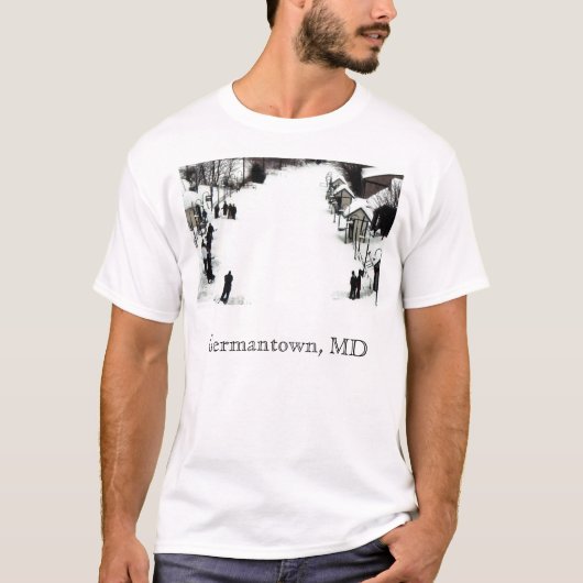 Train Station, Germantown, MD T-shirt (Voorkant)
