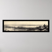 Train Station Keokuk Foto 1907 Poster (Voorkant)