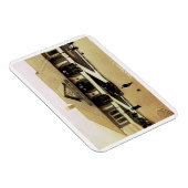 Train Station, Long Beach, Long Island, NY  Magneet (Rechterzijde)