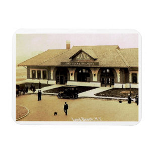 Train Station, Long Beach, Long Island, NY Magneet