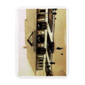Train Station, Long Beach, Long Island, NY  Magneet (Verticaal)