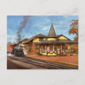 Train Station - New Hope Steam Railway Briefkaart (Voorkant)