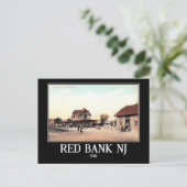 Train Station, Red Bank, NJ Briefkaart (Staand voorkant)