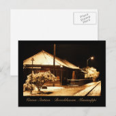 Train Station van de Unie - Brookhaven, Mississipp Briefkaart (Voorkant / Achterkant)