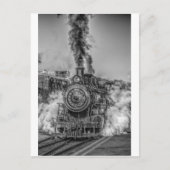 Train Steam Railroad Steampunk Engine Destiny Briefkaart (Voorkant)
