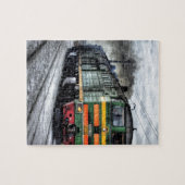 Train Steam Railroad Steampunk Engine Destiny Legpuzzel (Horizontaal)