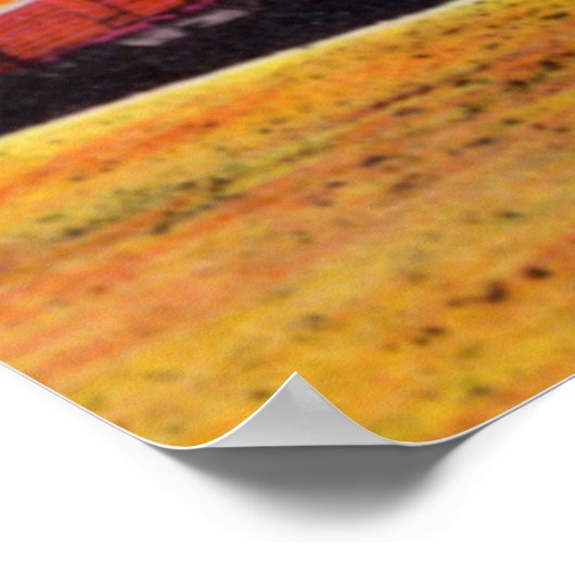 Train "Sunbeam", gestroomlijnde trein van de zuide Poster (Hoek)