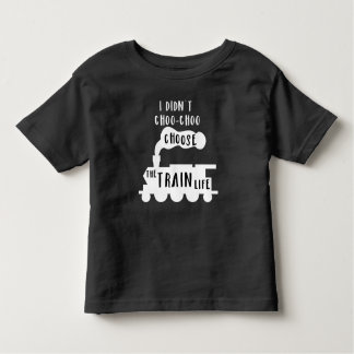 Train T-shirt voor peuters - Dark Shirt Design
