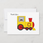 Train Thank You Card Bedankkaart (Voorkant)