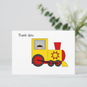 Train Thank You Card Bedankkaart (Staand voorkant)