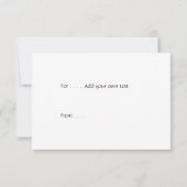 Train Thank You Card Bedankkaart (Achterkant)